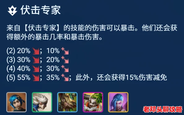 金铲铲之战s13赛季：揭秘伏击专家羁绊，打造高额暴击输出新战术！