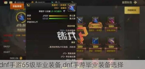 dnf手游65版本全职业顶级装备搭配策略：打造无敌战士的终极指南